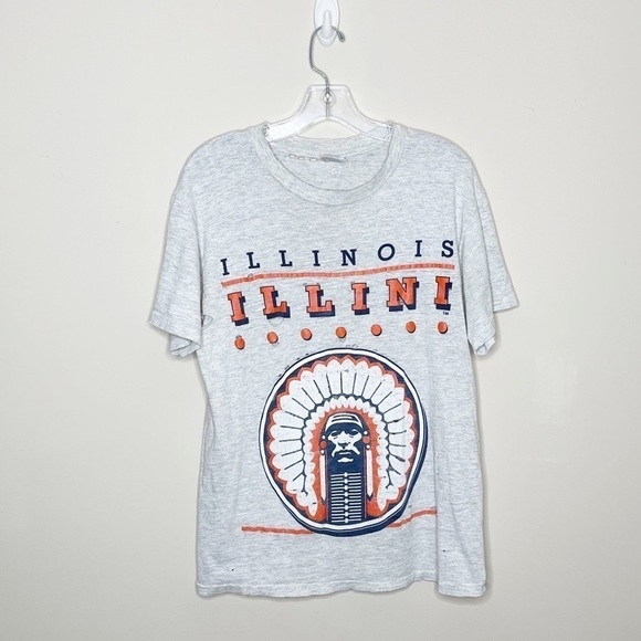 Vintage University Illinois T Shirt - Picture 1 of 6